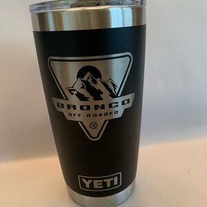 Brand new never used. YETI 20 oz rambler tumbler limited edition Ford Bronco